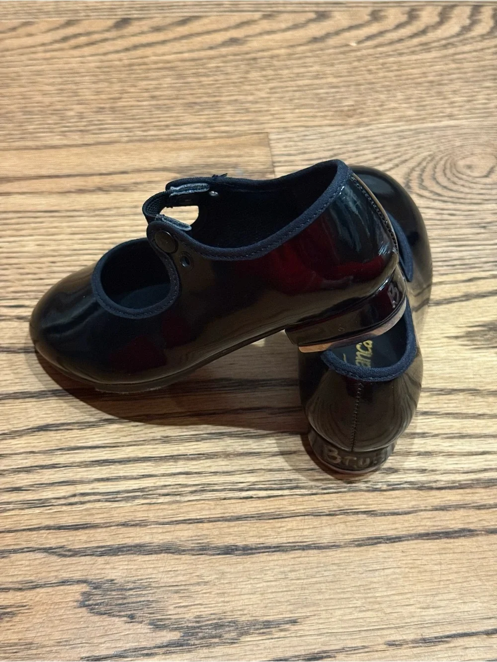 Girl So Danca Black Tap shoes size 11.5w